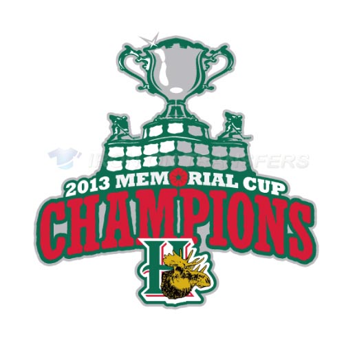 Halifax Mooseheads Iron-on Stickers (Heat Transfers)NO.7433